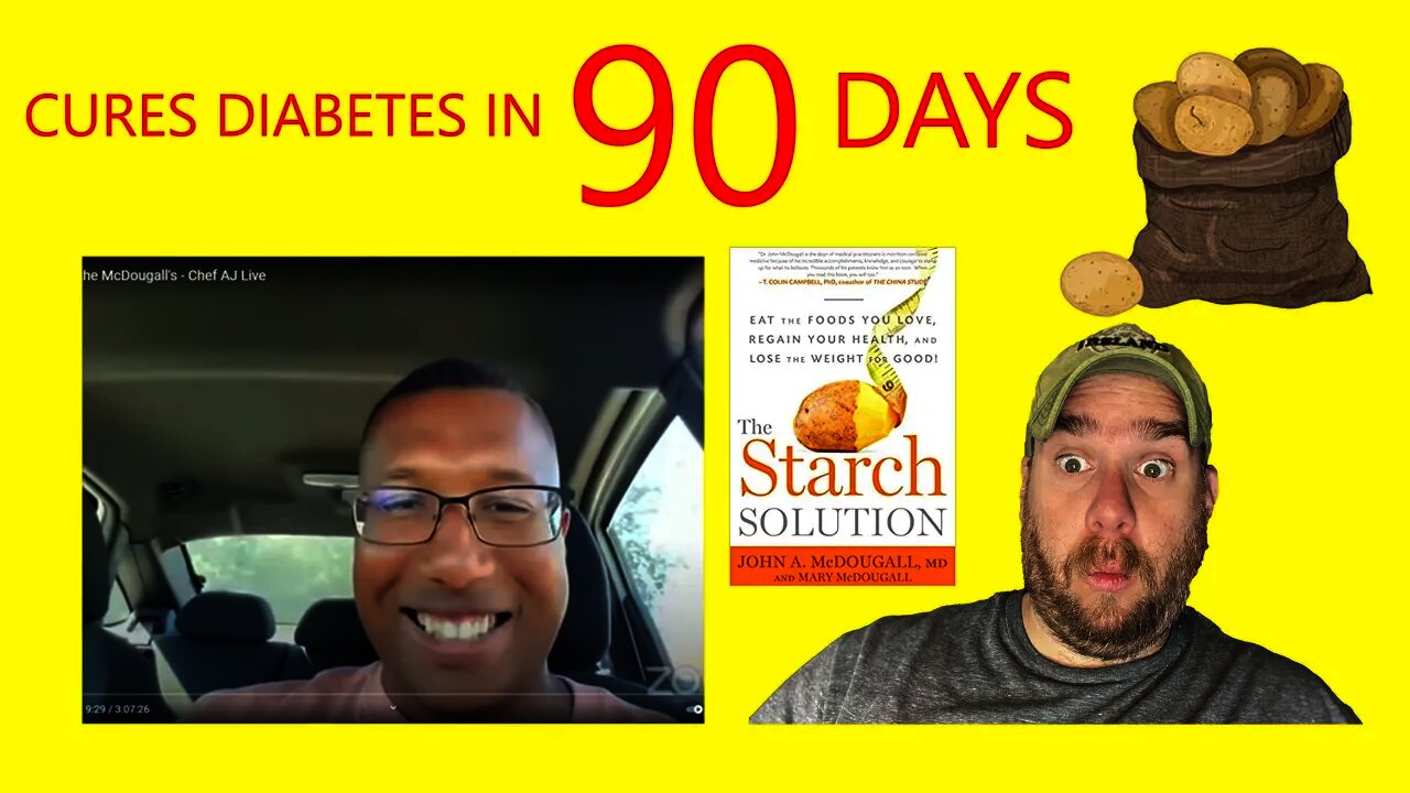 Military Vet Durrell CURES DIABETES In 90 DAYS On A Plant Based Diet Starch Solution Chef AJ