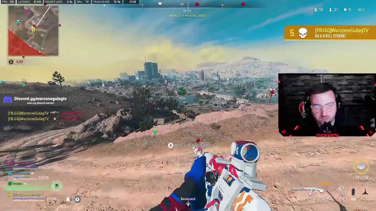 Live Warzone 2 3+ KD PLAYER 70+ WINS