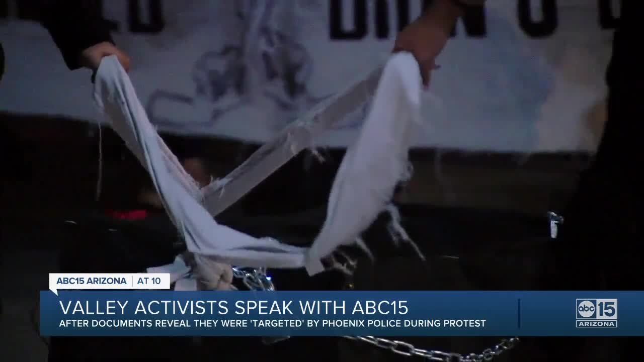 Docs reveal Valley activists were 'targeted' by police during protest