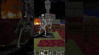 Realistic Skeleton in MineCraft 💀🦴 #YoSquad #minecraft #майнкрафт #shorts