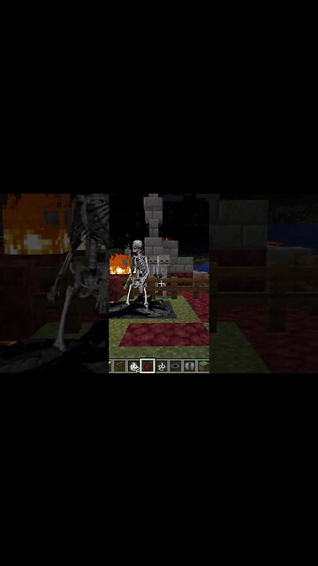 Realistic Skeleton in MineCraft 💀🦴 #YoSquad #minecraft #майнкрафт #shorts