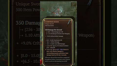 DOOMBRINGER - MOST RAREST & BROKEN Items in Diablo 4