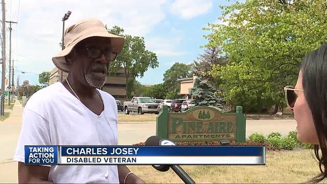 Disabled veteran left for nearly two weeks in sauna-like conditions