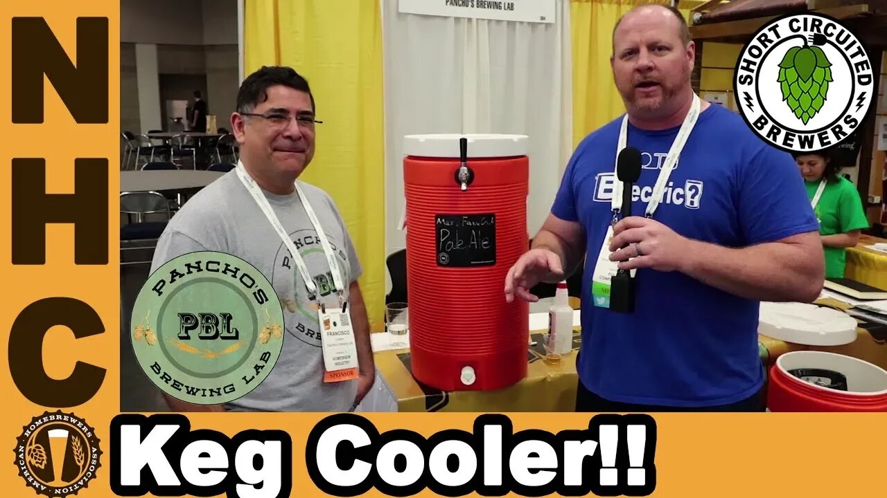 Pancho's Brewing Lab Keg Cooler - Portable Keezer. #homebrewcon #scbatnhc