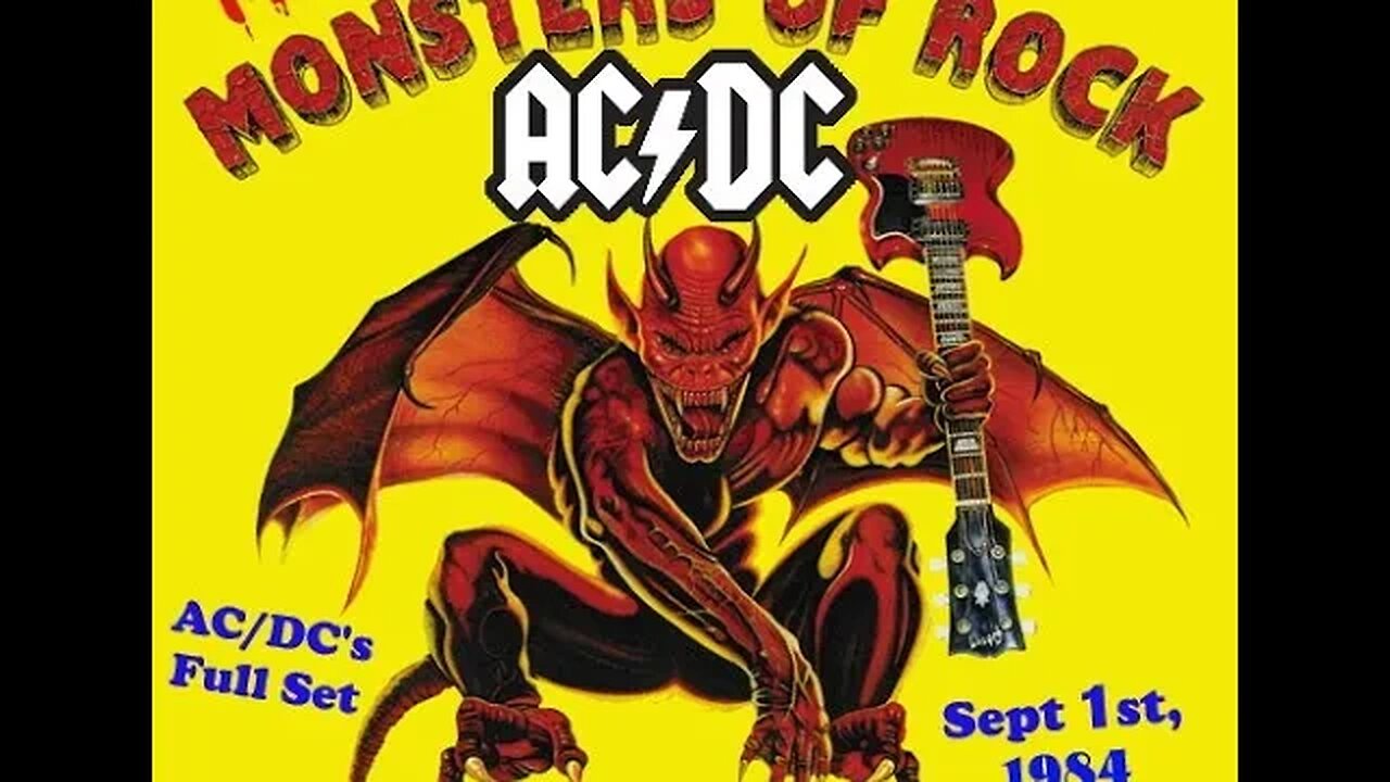 AC/DC - Monsters of Rock 84' - Karlsruhe, Germany 9-1-1984! 😎🤘
