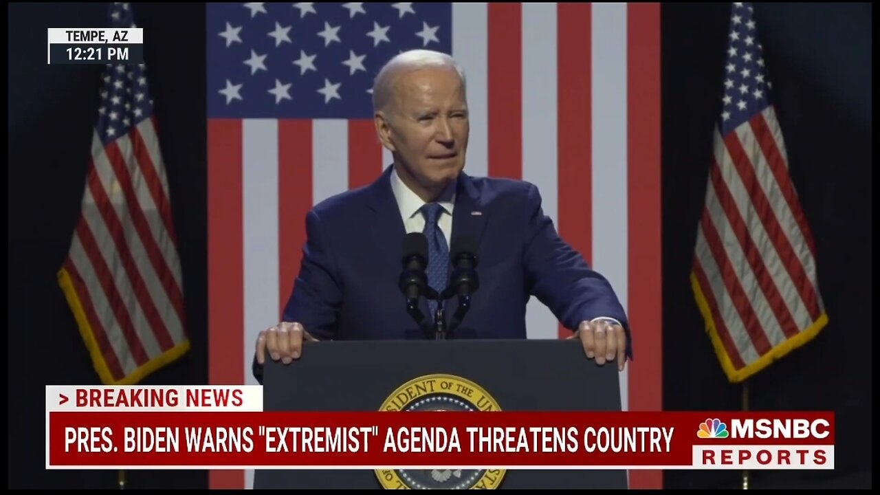 Biden Calls MAGA Movement Extreme, Dangerous