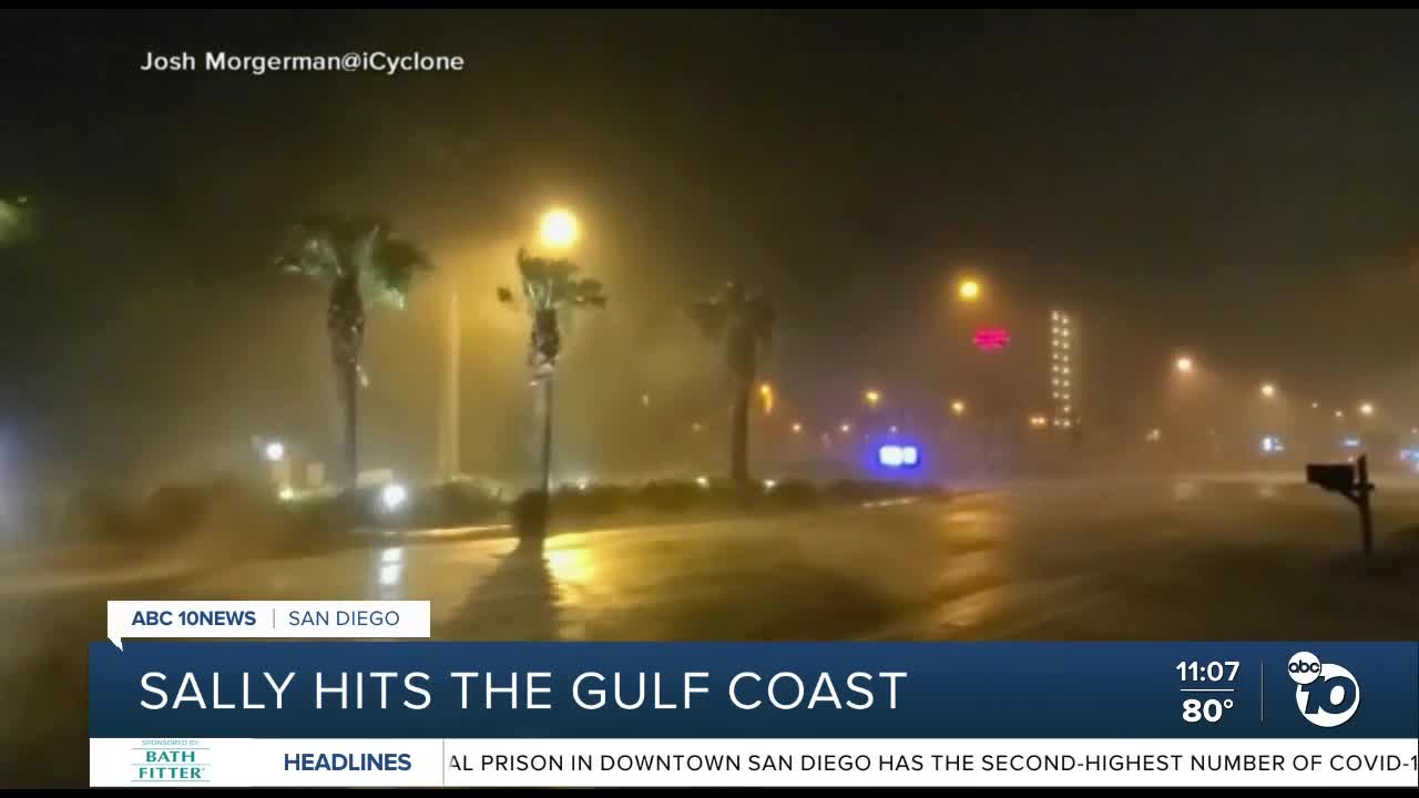 Sally hits the Gulf Coast