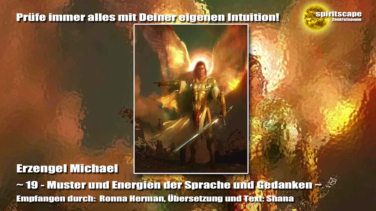 Erzengel Michael - 19 - Muster und Energien der Sprache und Gedanken