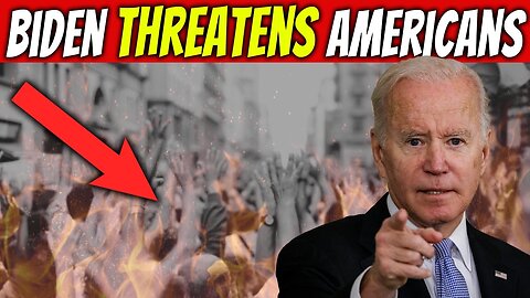 Snyder Reports - This Is INSANE…Biden Threatens Americans With Scare Tactics