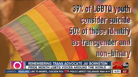 Pride and empathy: Remembering local trans advocate Jai Bornstein