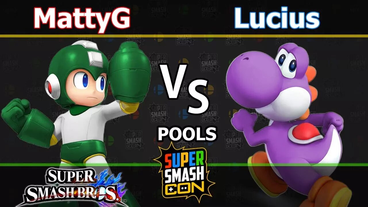 MattyG (Cloud & Mega Man) vs. Lucius (Yoshi) - Wii U Singles Pools - SSC2017