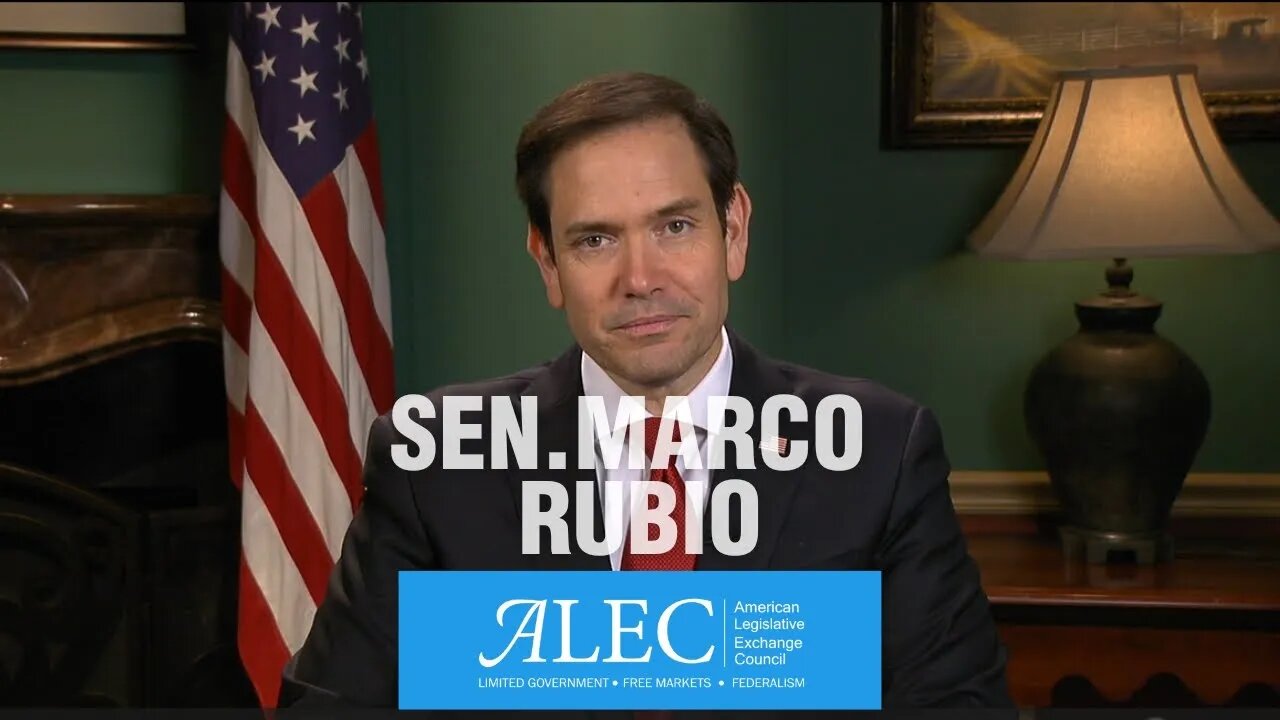 Sen. Marco Rubio Remarks at ALEC Annual Meeting 2023