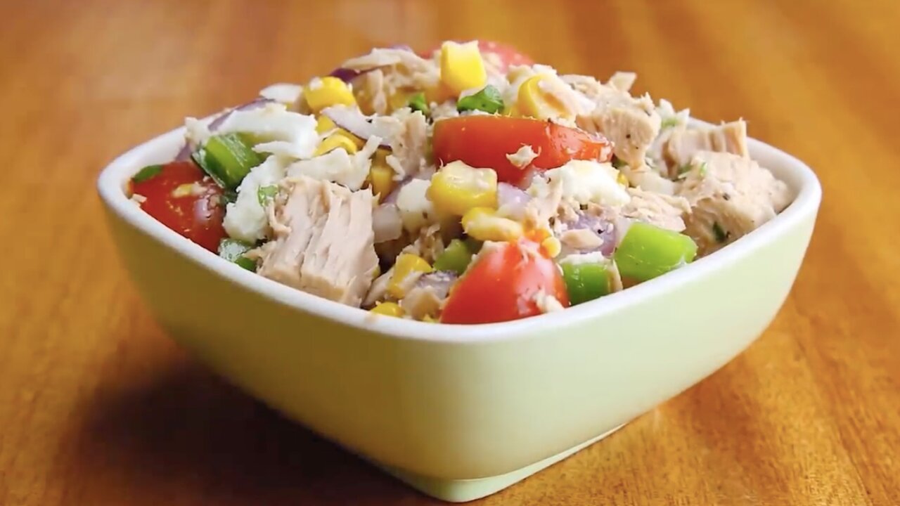 Tuna And Corn Salad | Cooking Tips Videos | Cooking Videos Recipe