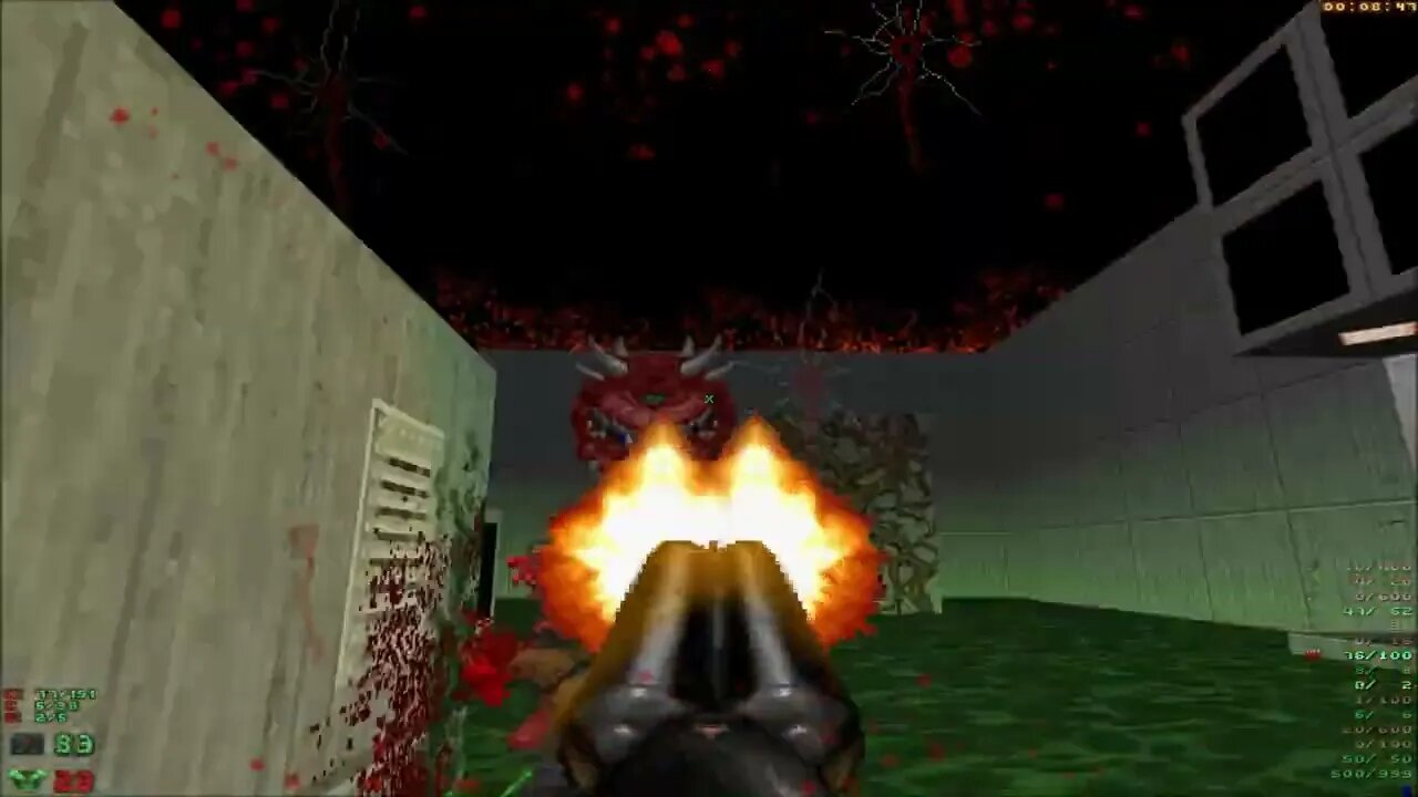 Doom 2 Bloody Vanilla Master Levels Level 77 UV Max in 20:45 (Commentary)