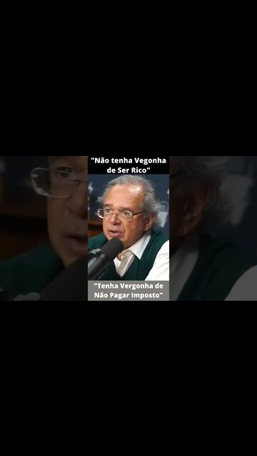 NÃO TENHA VERGONHA DE SER RICO, TENHA VERGONHA DE NÃO PAGAR IMPOSTO! #shorts