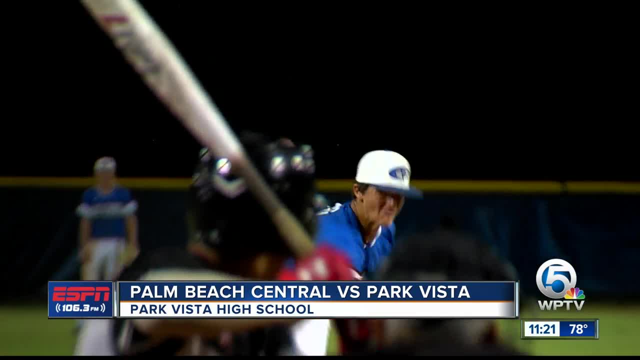 Palm Beach Central vs Park Vista baseball
