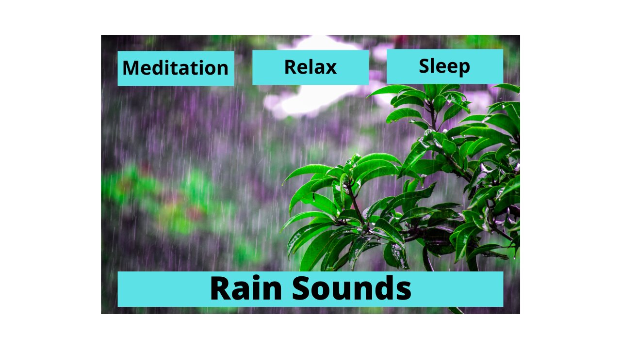 How to sleep fast – Meditation Rainstorm sound