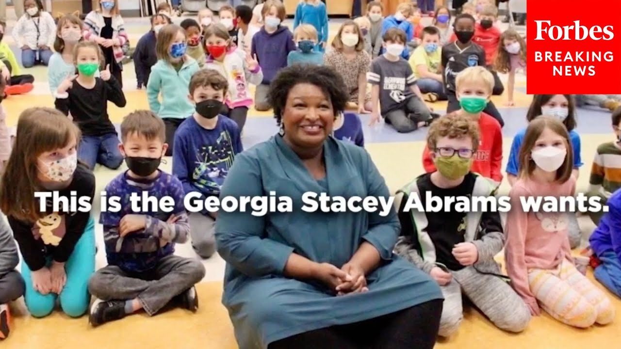 New GOP Ad Rips Stacey Abrams Over Maskless Photo