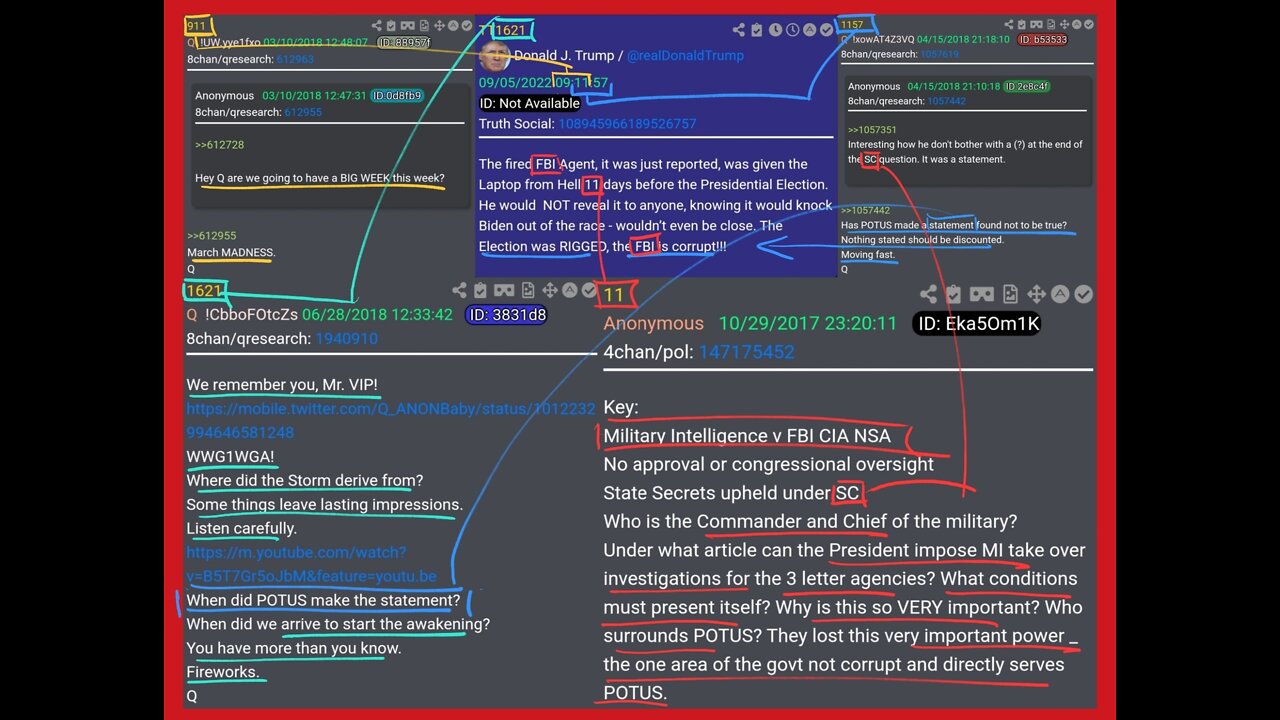 💥💥💥Eyes On💥💥💥 Donald J. Trump dropping a MOAB Drop 11 Confirming pervious Decodes we did!!!