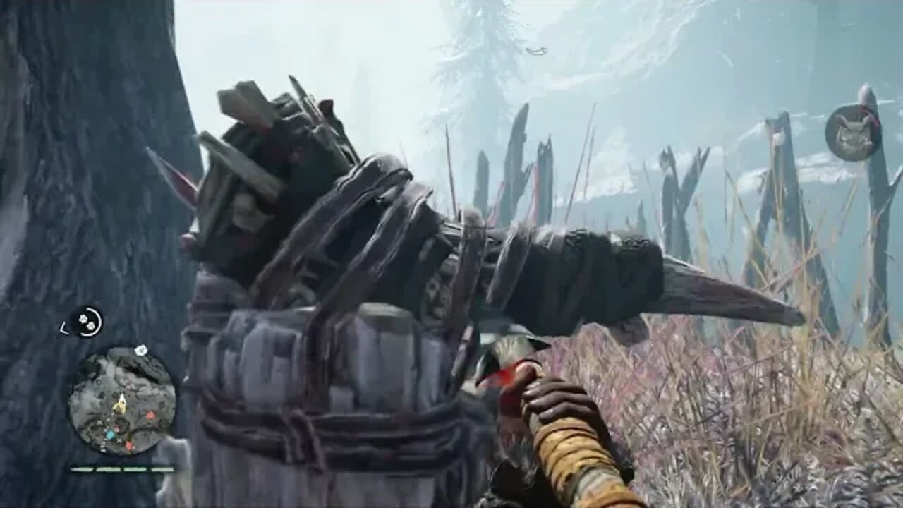 FARCRY PRIMAL trying to take out a boss