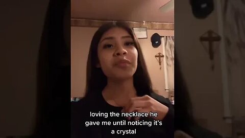 Loving The Necklace He Gave Me Until Noticing It's A Crystal 📸 Whatwedoinsarai #Shorts