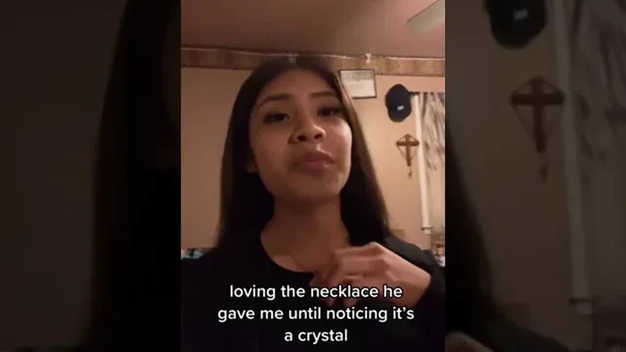 Loving The Necklace He Gave Me Until Noticing It's A Crystal 📸 Whatwedoinsarai #Shorts