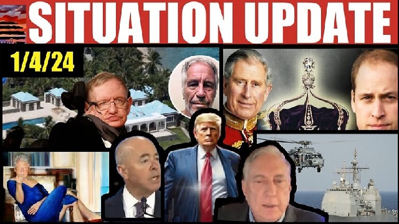 Situation Update 1/4/24: Epstein List Releasing Names Now!