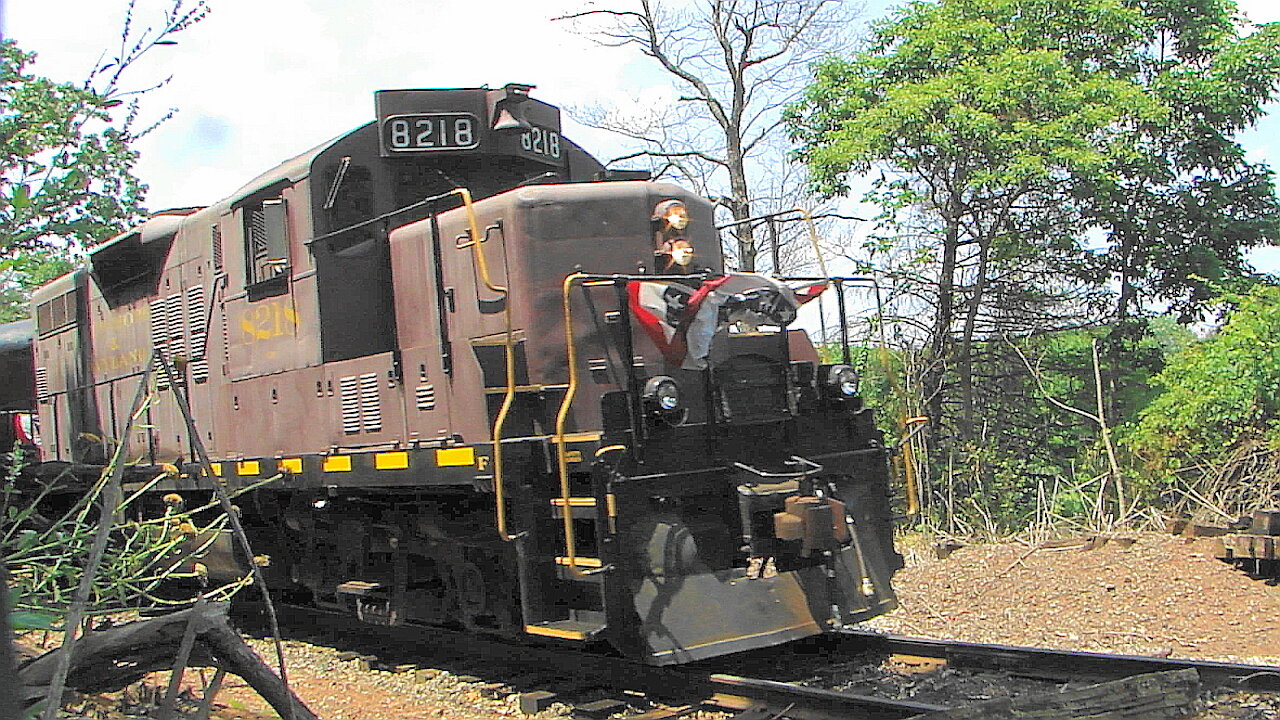 #8318 Leads New Hope Railroad Traditional Excursion Train