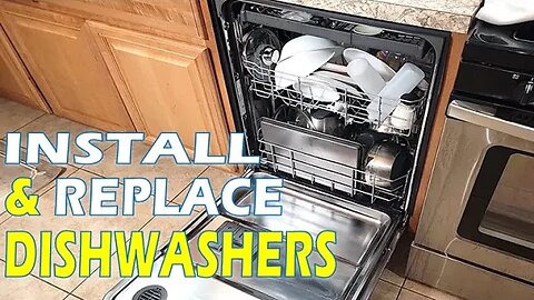 How-To DIY Install or Replace a Dishwasher EASY