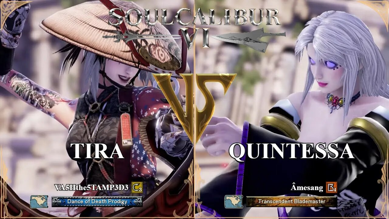 SoulCalibur VI — VA5Hthe5TAMP3D3 (Tira) VS Amesang (Quintessa) | Xbox Series X Ranked