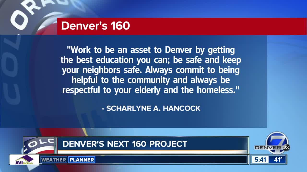 Denver's Next 160 Project asks seniors to write letters to next generation