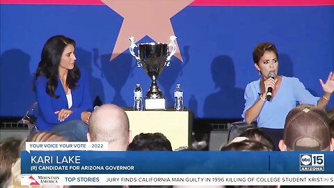 Tulsi Gabbard Campaigning for Openly Insane Kari Lake