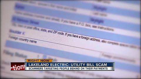 Polk scam targeteting people in debt