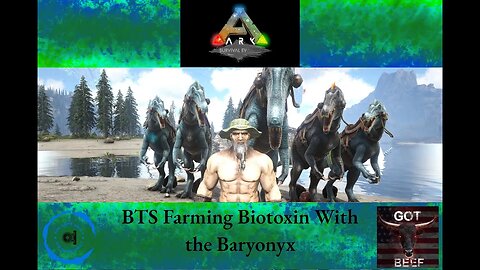 Ark Survival Evolved Livestream BTS: Farming Biotoxin with the Baryonx