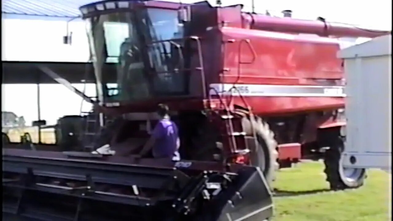 Wheat Harvest 1996 / A brand new combine & life challenges