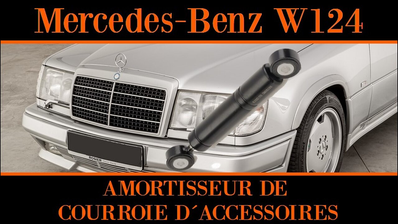 Mercedes-Benz W124 - Changement de l´amortisseur de la courroie d´accessoires