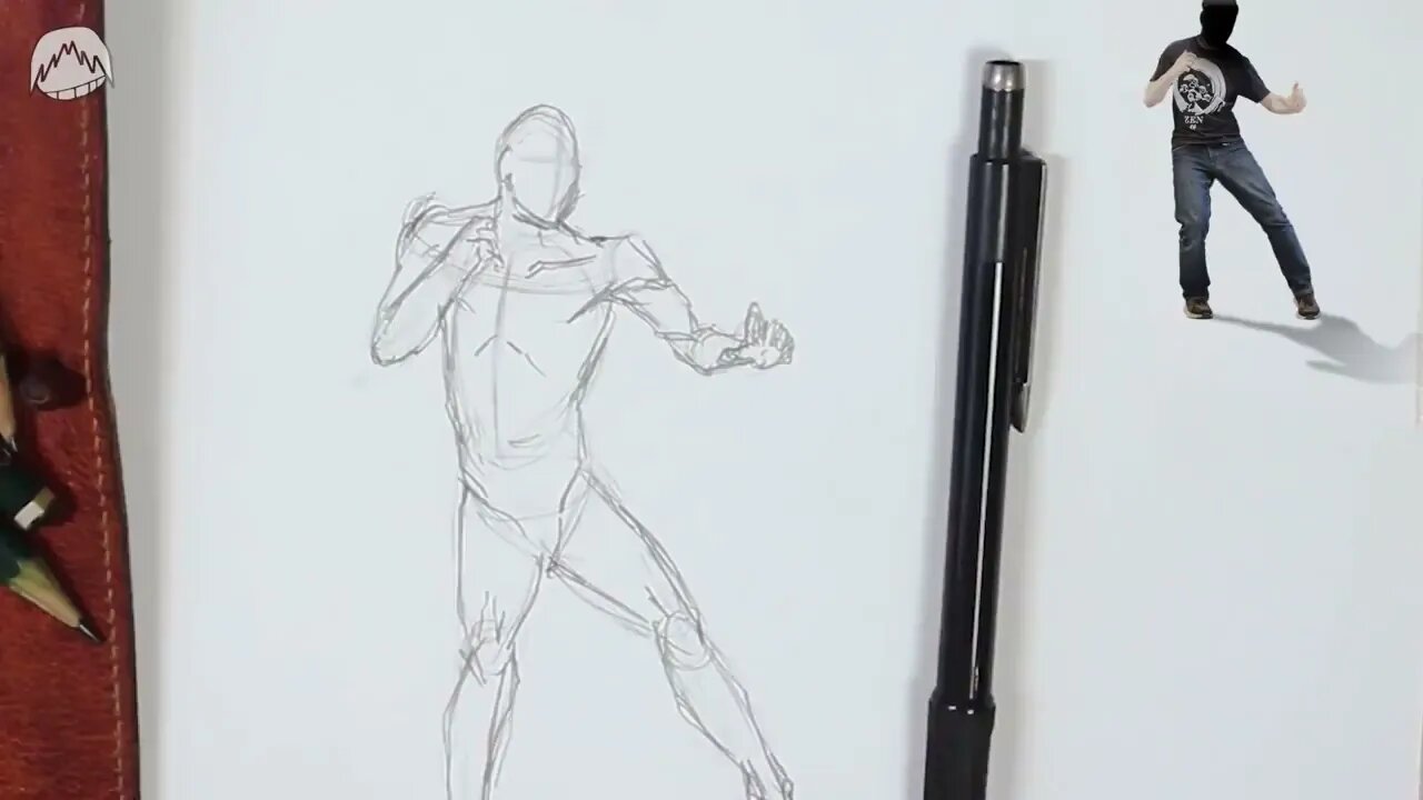 How to draw ANY POSE in 10 minutes