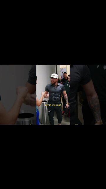 Coach Conor leading by example 👊