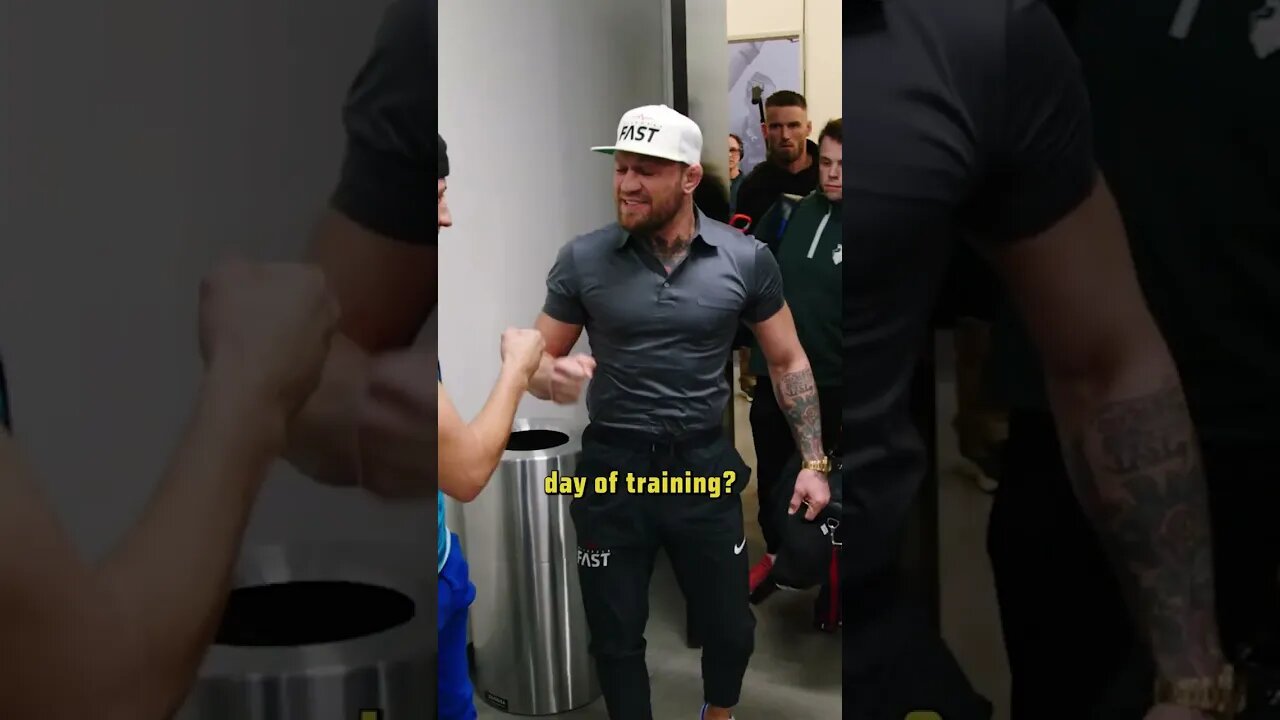 Coach Conor leading by example 👊