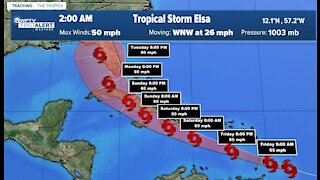 All of South Florida in Tropical Storm Elsa's cone of uncertainty