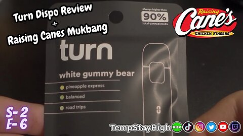 Turn Dispo Review + Raising Canes Mukbang