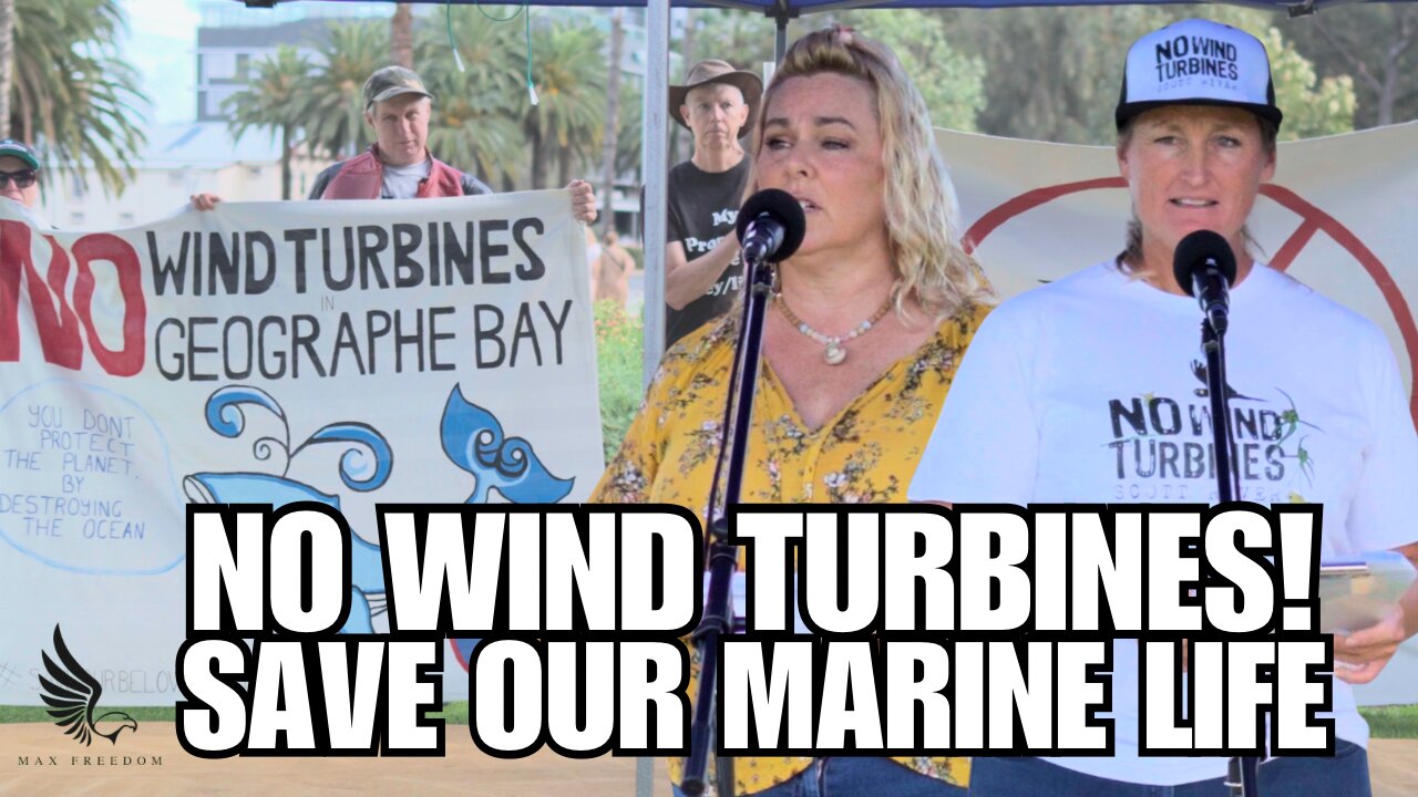 NO WIND TURBINES! SAVE OUR MARINE LIFE. Alex Nicol & Martine Shepherd