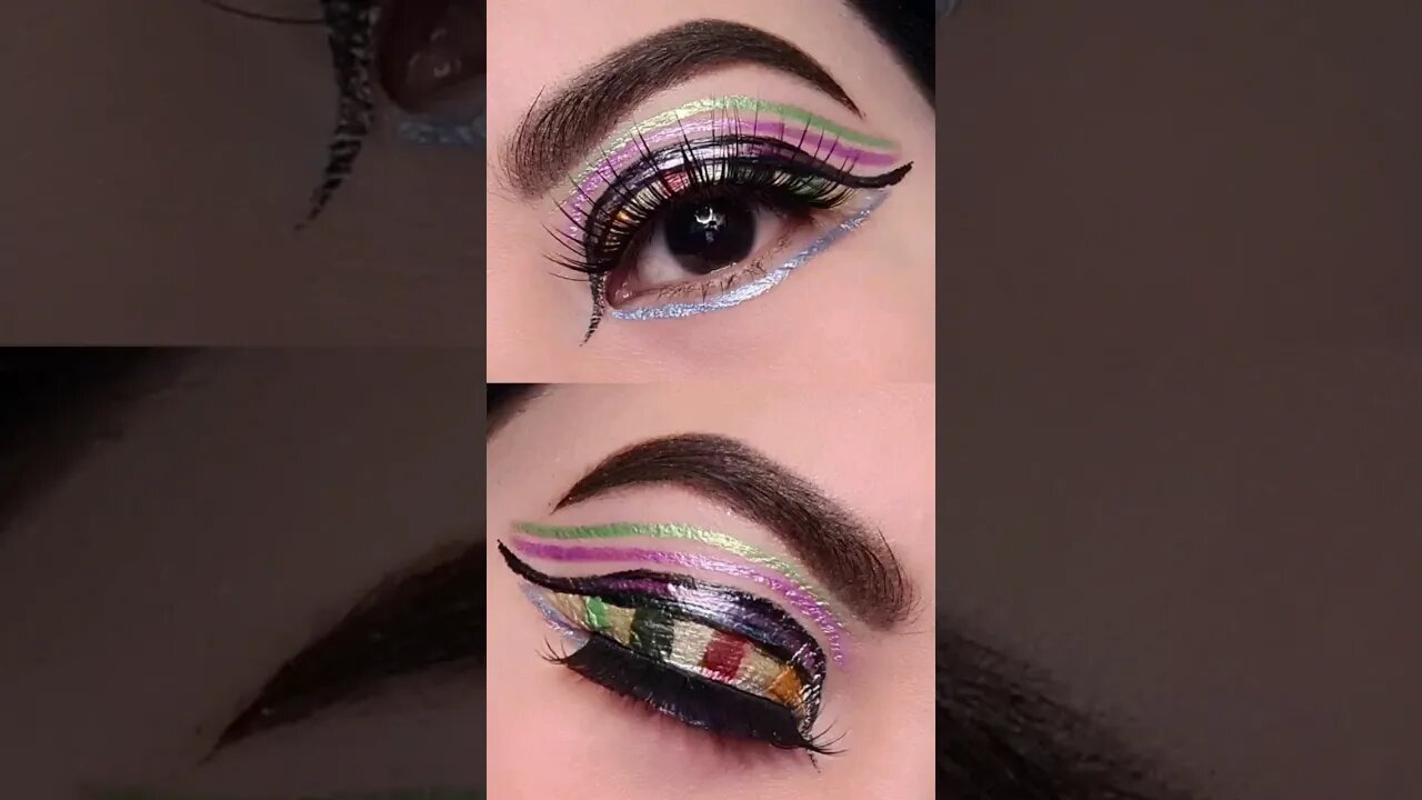 Creative Eye Art Makeup Design #shorts #short #viral #makeup #trending #fyp #eyemakeup #eyeshadow