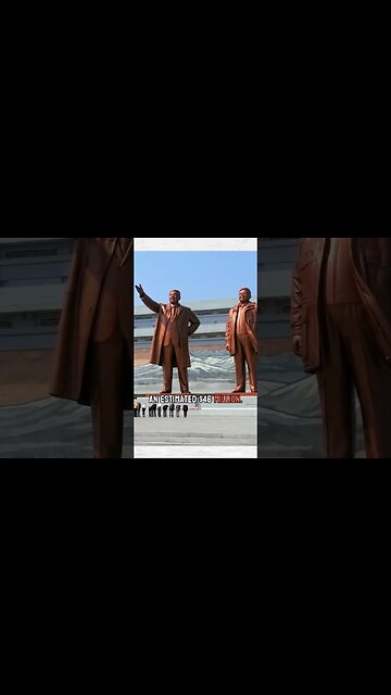 $46 Million Dollar Statues of The Legacy of the Three Kims #shorts