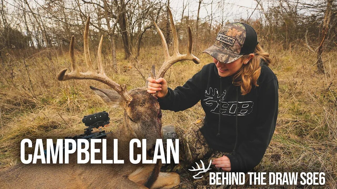 UNEXPECTED Kansas BUCK Ends Up Being Addy's BIGGEST BUCK With A Bow! - "Campbell Clan"