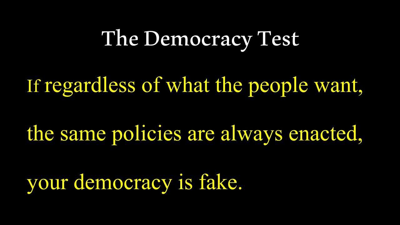 When did our Democracy become fake?