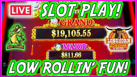 🔴 LIVE SLOT PLAY EPIC COMEBACK! J'S LOW ROLLIN' WEDNESDAY! FUN AT LONGHORN CASINO! WEEK 2