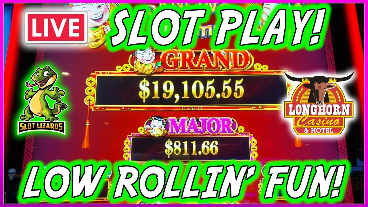 🔴 LIVE SLOT PLAY EPIC COMEBACK! J'S LOW ROLLIN' WEDNESDAY! FUN AT LONGHORN CASINO! WEEK 2