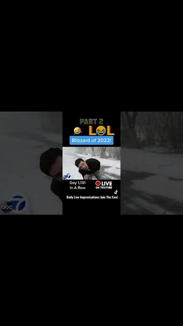 Weatherman Totally Melts Down: Live Blizzard Fail! #shorts #newsfails