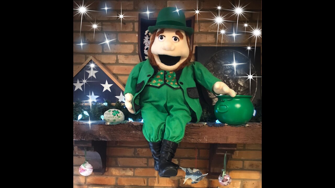 Saint Patrick's Day Greeting from Danny Boy the Leprechaun Puppet